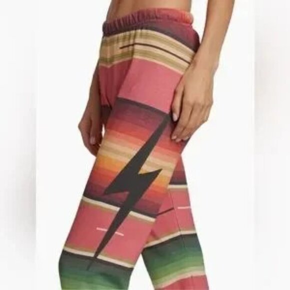 Aviator Nation Serape Bolt Stitch Sweatpants in Large - Picture 2 of 10